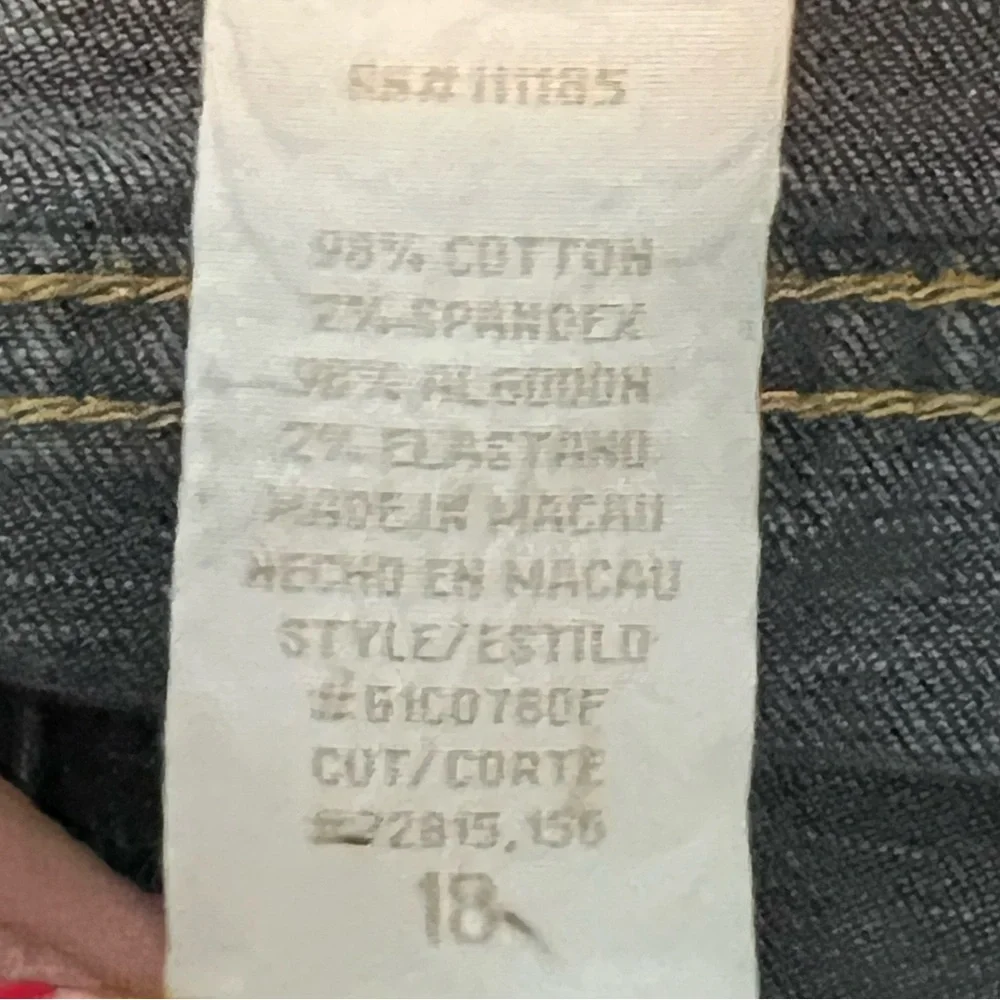 Body Phat Dark Denim Embroidered Jeans - Picture 8 of 8